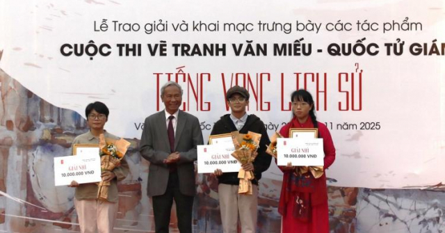 Cuộc thi vẽ tranh “Tiếng vang lịch sử” năm 2025: Cuộc đối thoại đầy cảm hứng giữa di sản và thế hệ hôm nay