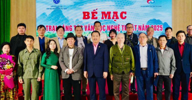 65 tác phẩm ra đời từ Trại sáng tác Văn học nghệ thuật Cao Bằng năm 2025