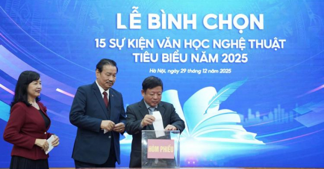 Bình chọn 15 sự kiện Văn học nghệ thuật tiêu biểu năm 2025
