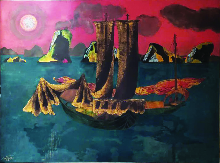 Trưng bày 44 tác phẩm sơn mài chào mừng Đại hội Đảng toàn quốc lần thứ XIV - 5