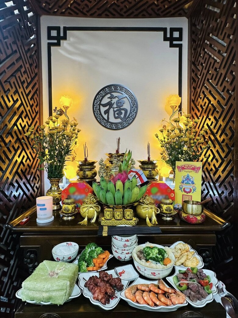 Chiêm ngưỡng mâm cỗ cúng ông công ông Táo của sao Việt: Người cầu kỳ gần chục món, người giản đơn - 11