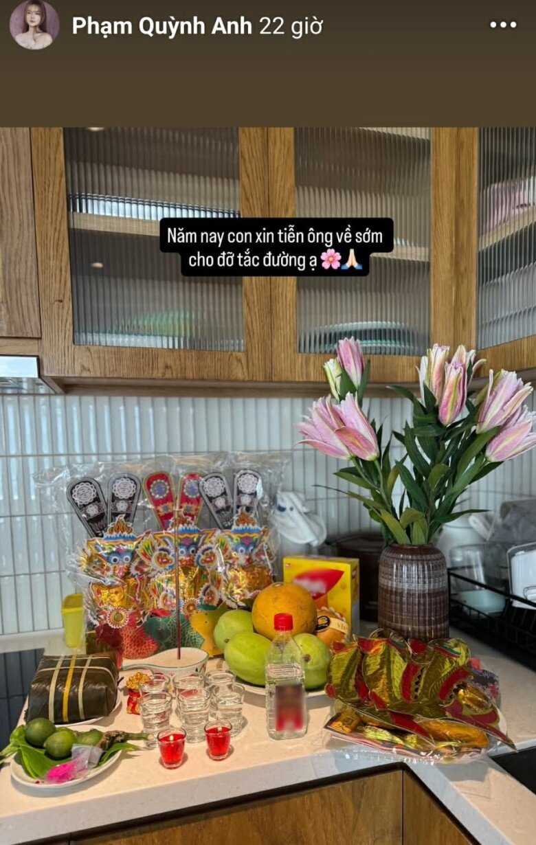 Chiêm ngưỡng mâm cỗ cúng ông công ông Táo của sao Việt: Người cầu kỳ gần chục món, người giản đơn - 14