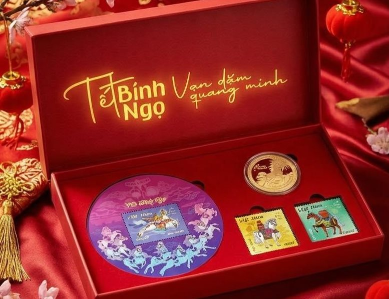 Ra mắt bộ tem “Tết Bính Ngọ” và đồng xu sưu tầm “Nhật Mã Phi Vân” - 2