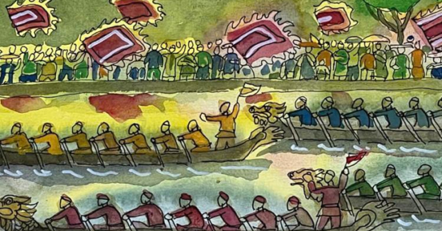 Vạn Xuân mở hội đua thuyền