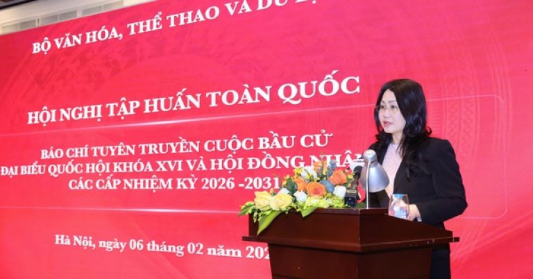 Hội nghị toàn quốc tập huấn tuyên truyền cuộc bầu cử đại biểu Quốc hội khóa XVI và HĐND các cấp nhiệm kỳ 2026-2031