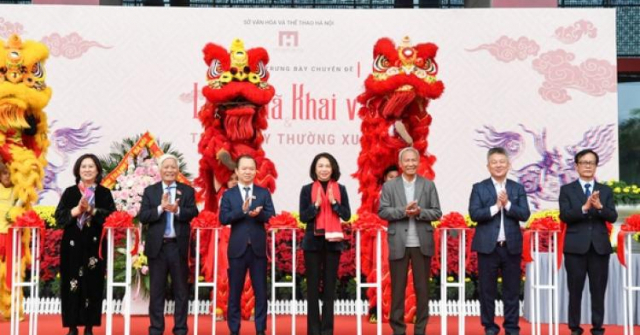 Trưng bày hơn 100 tài liệu, hiện vật về chủ đề “Long Mã khai văn”