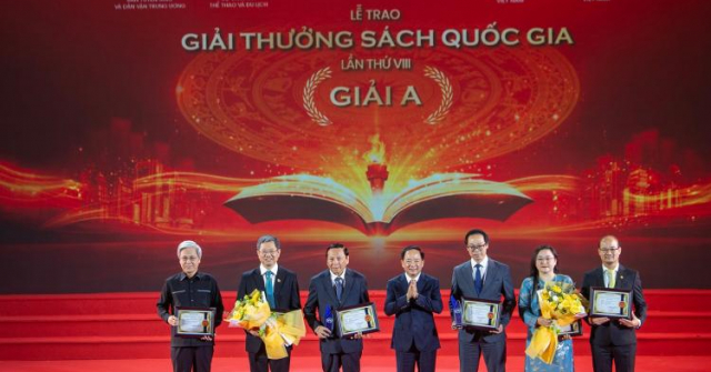Giải thưởng Sách Quốc gia lần thứ VIII vinh danh 50 tác phẩm xuất sắc