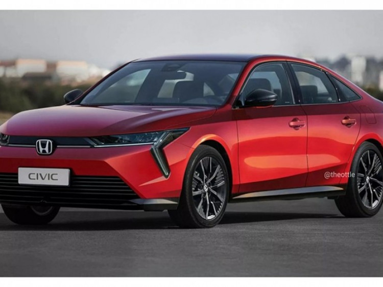 Honda Civic thế hệ mới lộ ảnh phác thảo