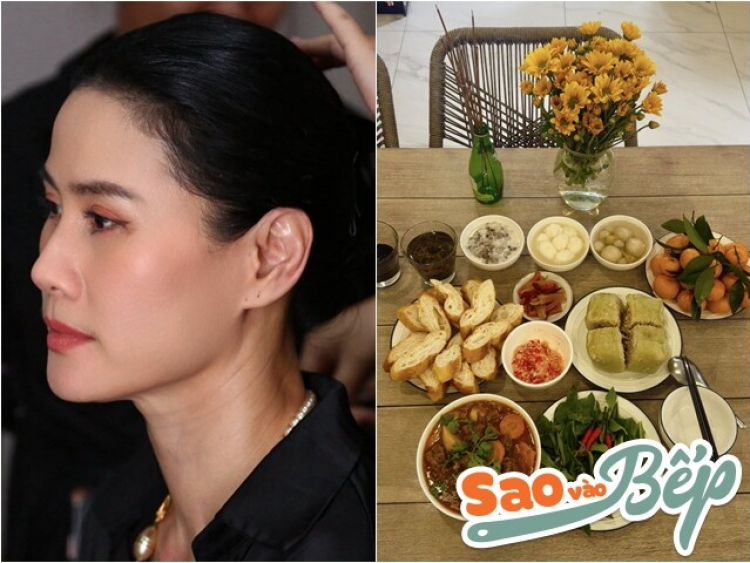 Thân Thúy Hà khoe cơm trưa làm dân mạng “rớt nước miếng”, đến bữa cỗ cúng ba ai nhìn cũng xúc động