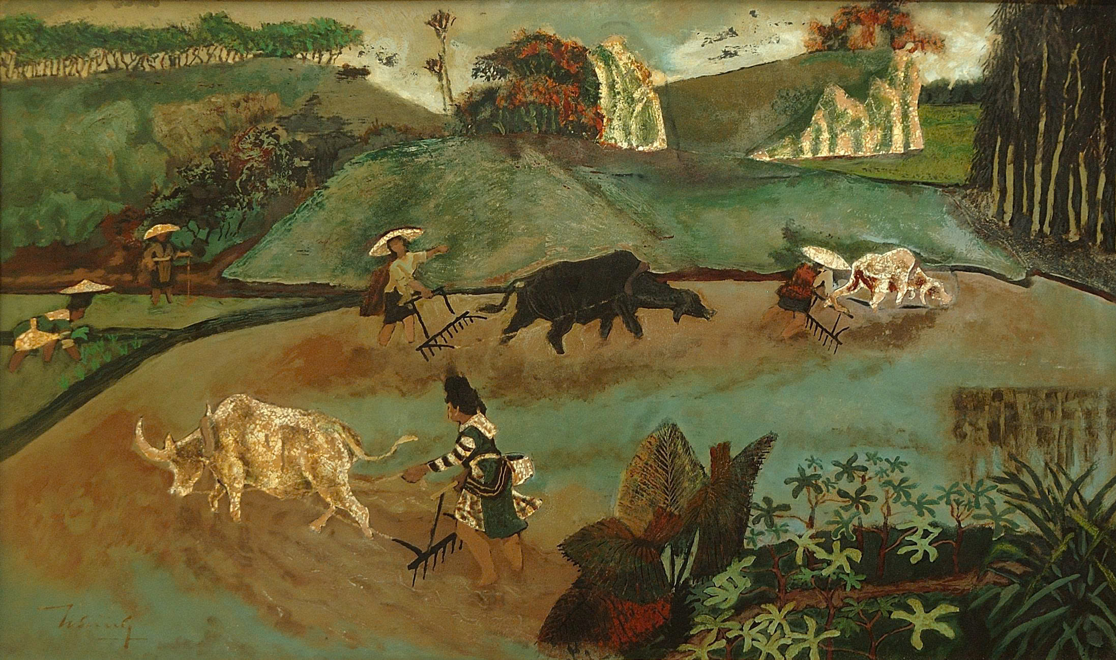 Tôn vinh di sản nghệ thuật của họa sĩ Hoàng Sùng qua triển lãm “Hồn Quê” - 6