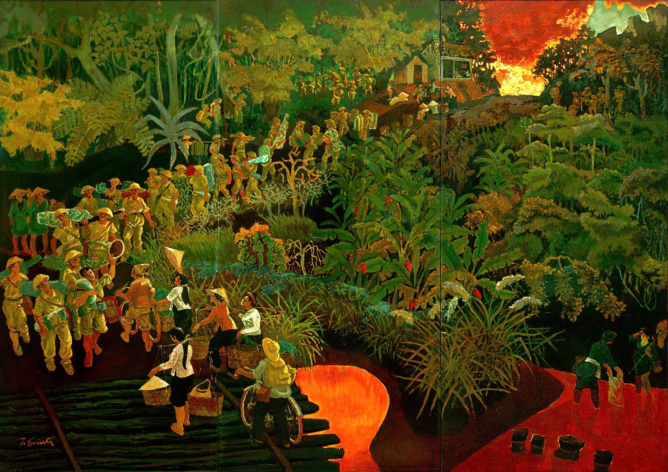 Tôn vinh di sản nghệ thuật của họa sĩ Hoàng Sùng qua triển lãm “Hồn Quê” - 7