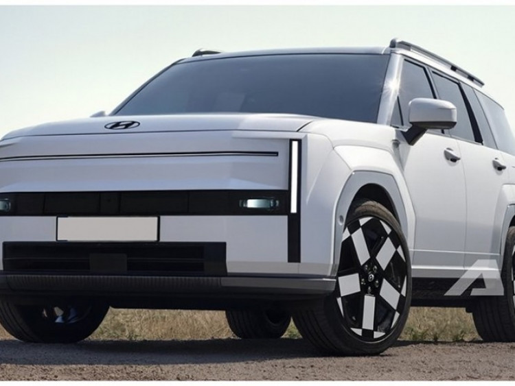 Hyundai SantaFe thế hệ mới tiếp tục có thêm ảnh phác thảo