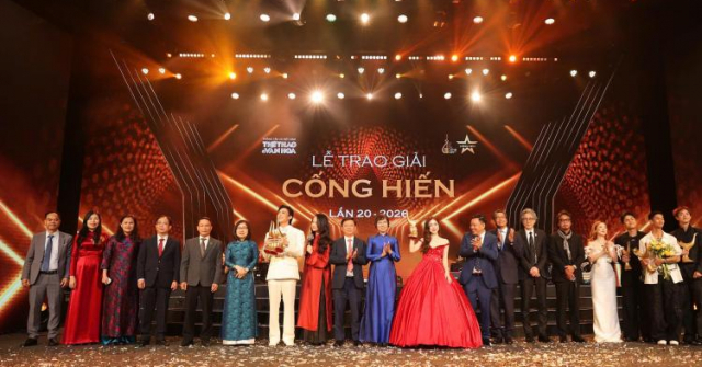 Giải Cống hiến năm 2026: Ghi dấu hành trình bứt phá của âm nhạc và thể thao nước nhà