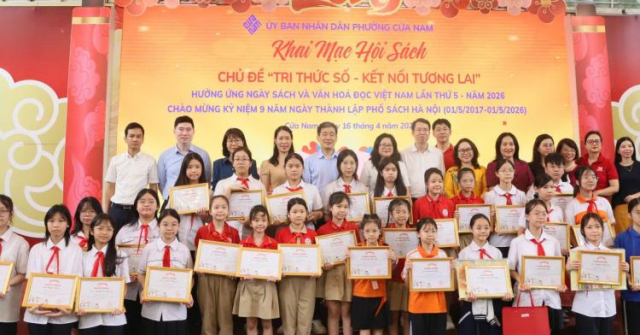 Chuỗi hoạt động phong phú hưởng ứng Ngày Sách và Văn hóa đọc Việt Nam tại Phố Sách Hà Nội