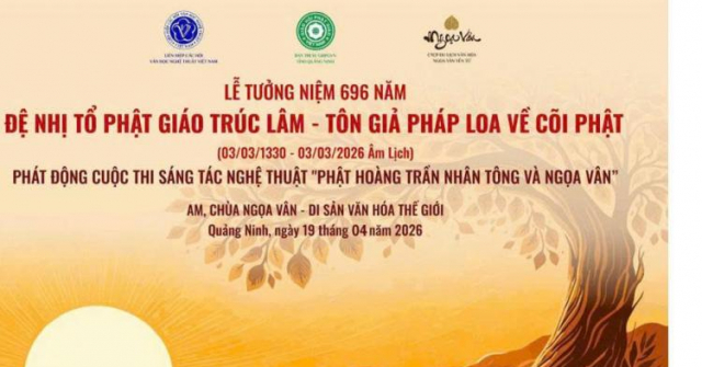 Thể lệ Cuộc thi sáng tác văn học nghệ thuật “Phật hoàng Trần Nhân Tông và Ngọa Vân”