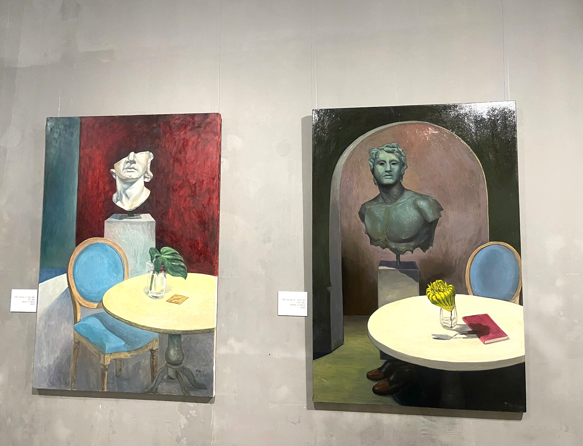 Triển lãm “Hai Ba Bốn…”: Hành trình tìm tòi và tự đối thoại sau mỗi lớp màu - 8