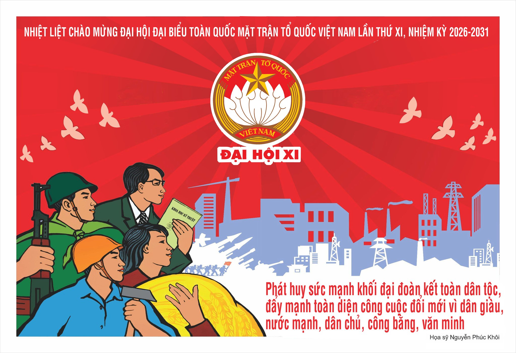 Đại hội đại biểu MTTQ Việt Nam lần thứ XI, nhiệm kỳ 2026-2031 sẽ diễn ra từ ngày 11-13/5 - 2