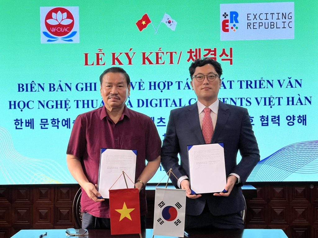 VIFOLAC và Exciting Republic ký hợp tác thúc đẩy chuyển đổi số văn hóa nghệ thuật - 1