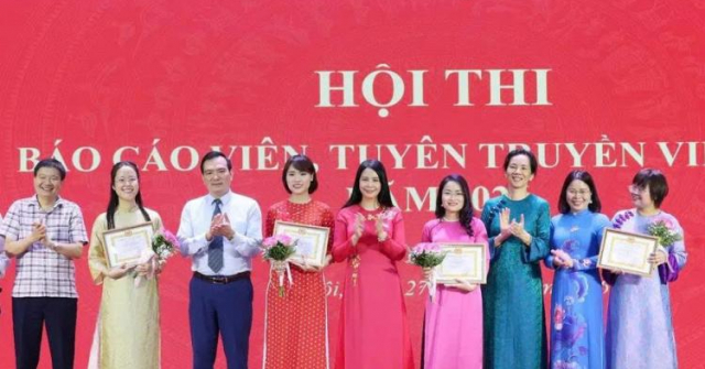 Đảng ủy TƯ Hội LHPN Việt Nam: Hội thi Báo cáo viên, Tuyên truyền viên giỏi năm 2026