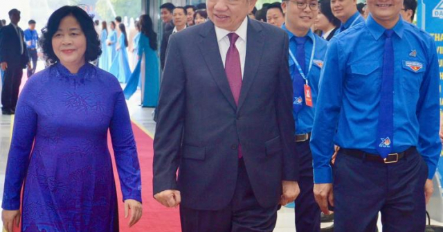 Tổng Bí thư, Chủ tịch nước Tô Lâm dự Đại hội Đoàn toàn quốc lần thứ XIII