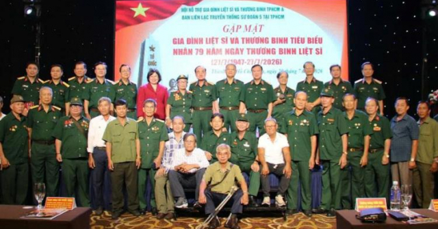 Gặp mặt tri ân gia đình liệt sĩ và thương binh