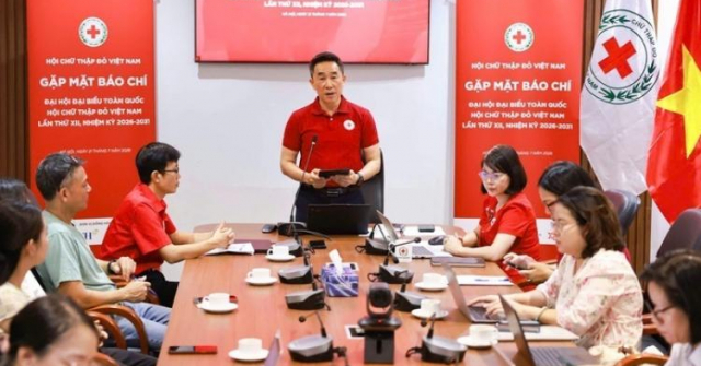 Đại hội Hội Chữ thập đỏ Việt Nam lần thứ XII sẽ diễn ra từ ngày 27-28/7