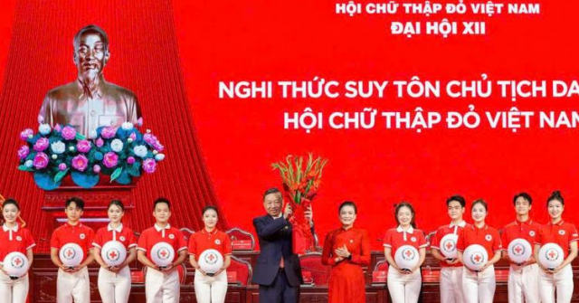 Tổng Bí thư, Chủ tịch nước Tô Lâm giữ cương vị Chủ tịch danh dự Hội chữ thập Đỏ Việt Nam