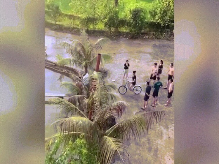 Clip: Cô gái chạy xe đạp thăng bằng trên cầu khỉ khiến dân mạng trầm trồ