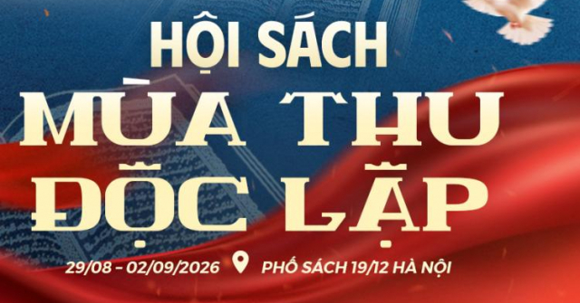 Hội sách Mùa Thu độc lập 2026 “Mở trang sách-Tự hào Việt Nam”