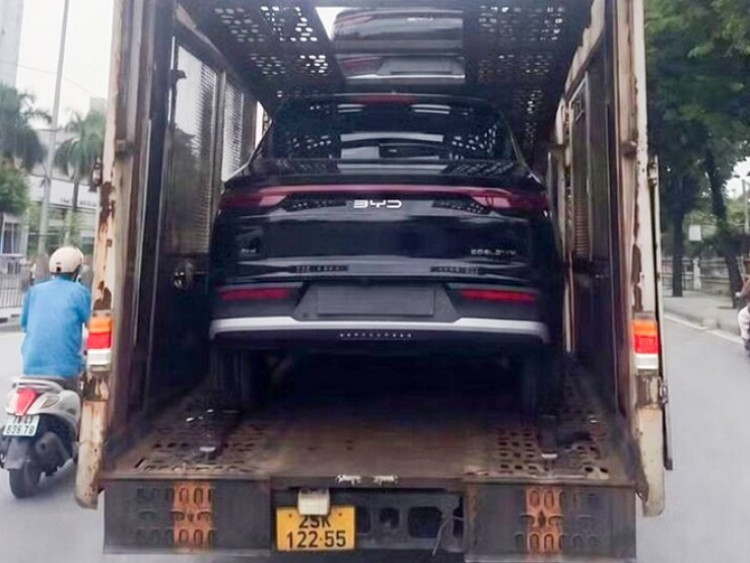 Xe mới BYD Sealion 5 bất ngờ xuất hiện tại Việt Nam