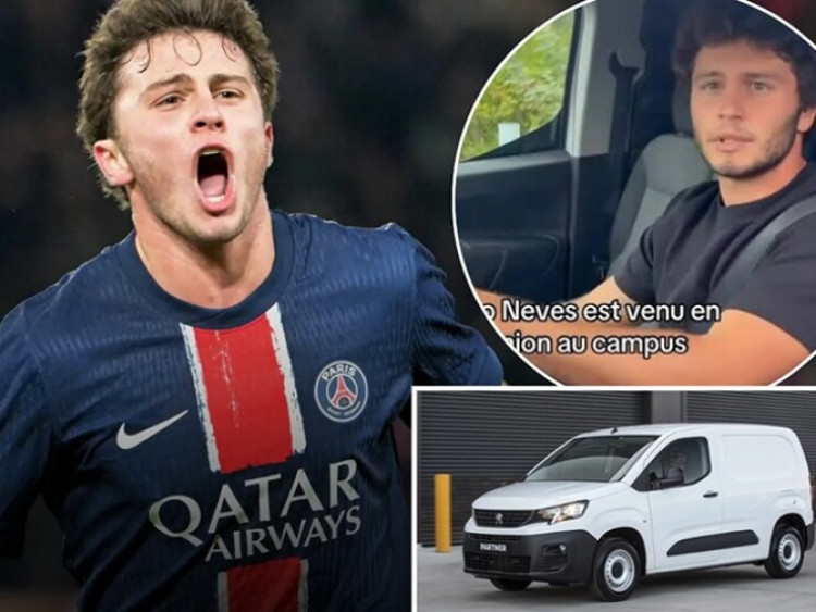 Lương 5 tỷ đồng/tuần, ngôi sao PSG vẫn lái xe van 250 triệu đồng đi tập