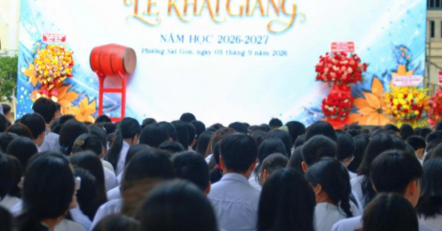 TP.HCM: Phường Sài Gòn đồng loạt khai giảng năm học mới, nhiều phụ huynh kỳ vọng vào năm học mới
