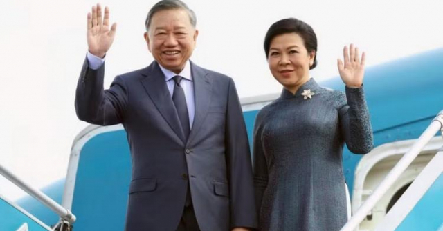 Tổng Bí thư, Chủ tịch nước Tô Lâm cùng Phu nhân lên đường thăm Nga, Pháp và dự Hội nghị Thượng đỉnh Không gian vũ trụ