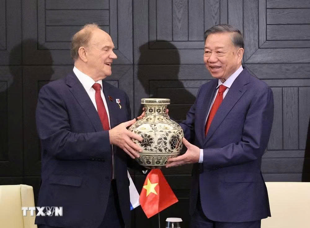 Tổng Bí thư, Chủ tịch nước Tô Lâm tiếp Chủ tịch Đảng Cộng sản Liên bang Nga - 3