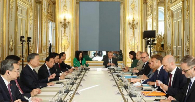 Tổng Bí thư, Chủ tịch nước Tô Lâm hội đàm với Tổng thống Pháp Emmanuel Macron